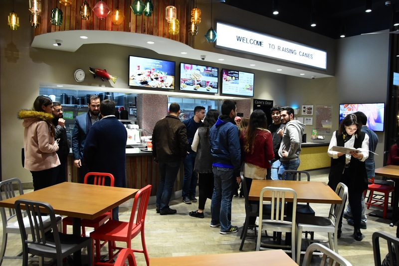 Opening of Raising Cane's